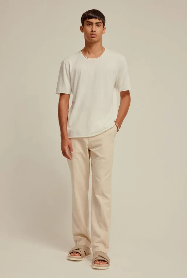 Man Venroy Pants Tailored Cotton Trouser