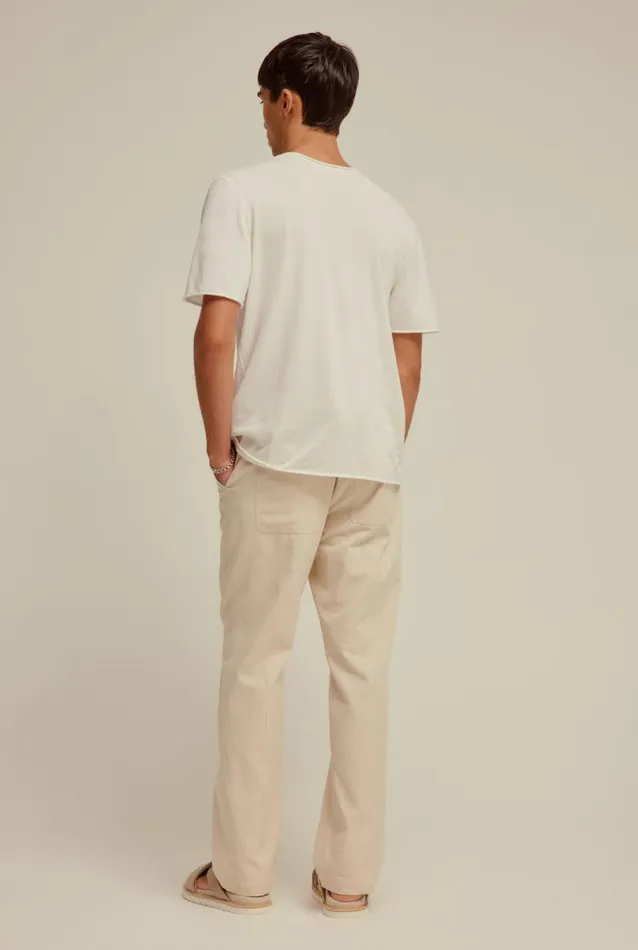 Man Venroy Pants Tailored Cotton Trouser