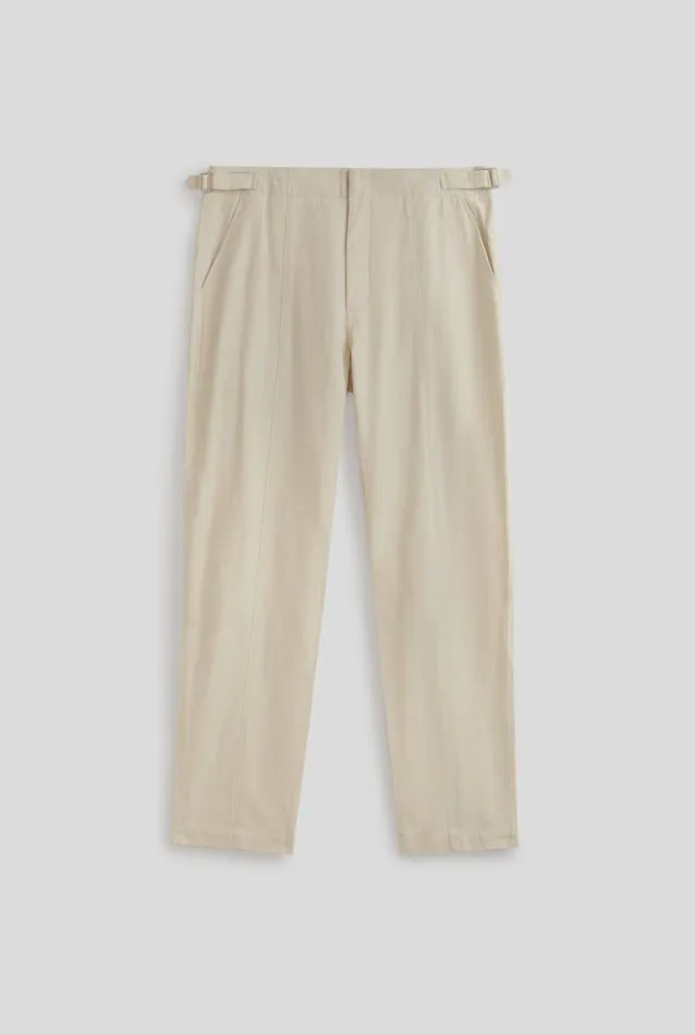 Man Venroy Pants Tailored Cotton Trouser