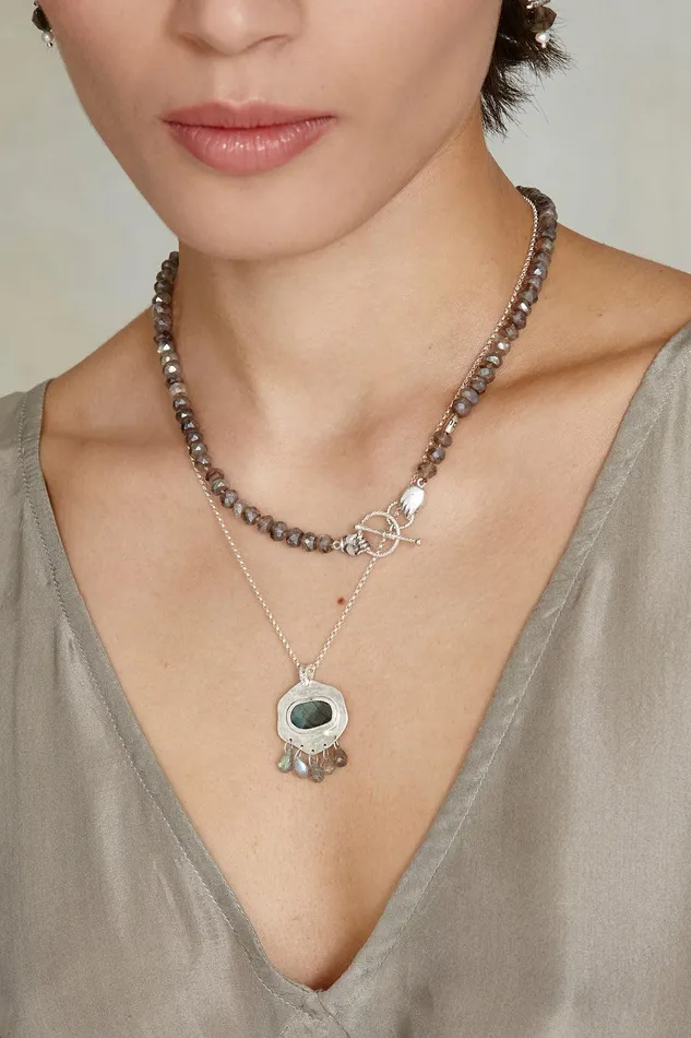 Mano Toggle Necklace Labradorite Women Chan Luu Necklaces
