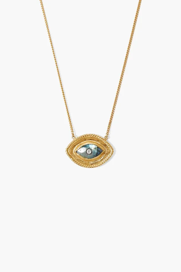 Mariya Evil Eye Necklace Labradorite Women Chan Luu Necklaces