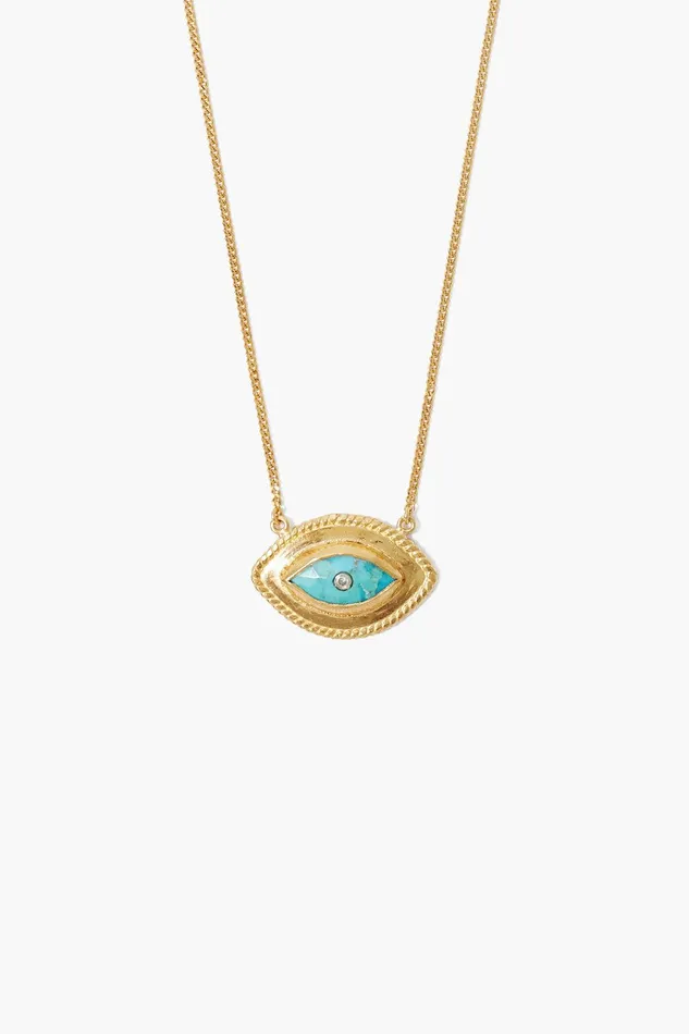 Mariya Evil Eye Necklace Turquoise Women Chan Luu Necklaces