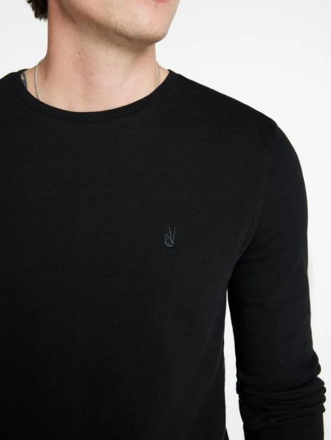 MARLOW CREWNECK Black Clothing John Varvatos TShirts