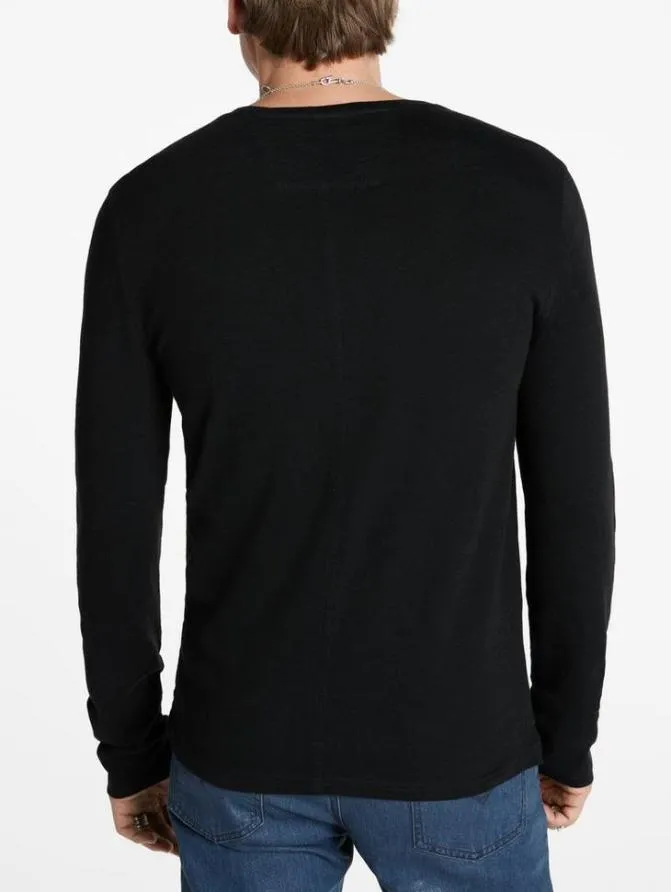 MARLOW CREWNECK Black Clothing John Varvatos TShirts