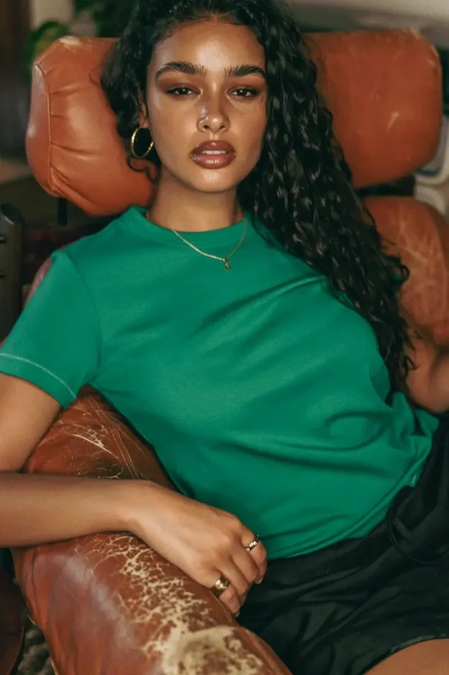 Mckenna TShirt In Green Green Women Bohme Tops