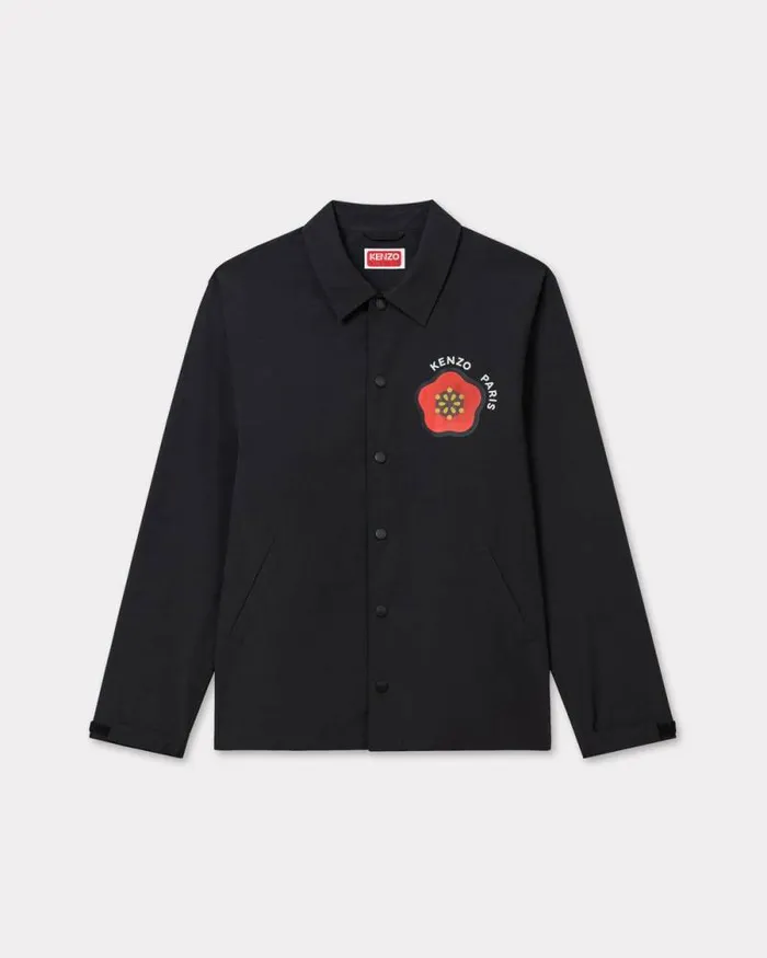Men 039KENZO Pop039 Light Coach Jacket Black Kenzo Jackets And Coats