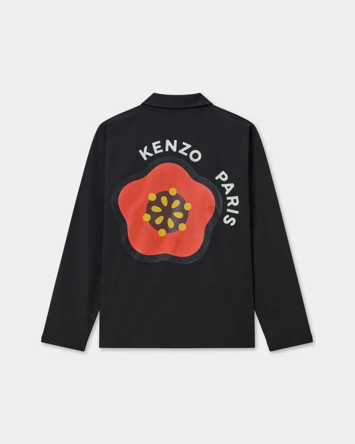 Men 039KENZO Pop039 Light Coach Jacket Black Kenzo Jackets And Coats