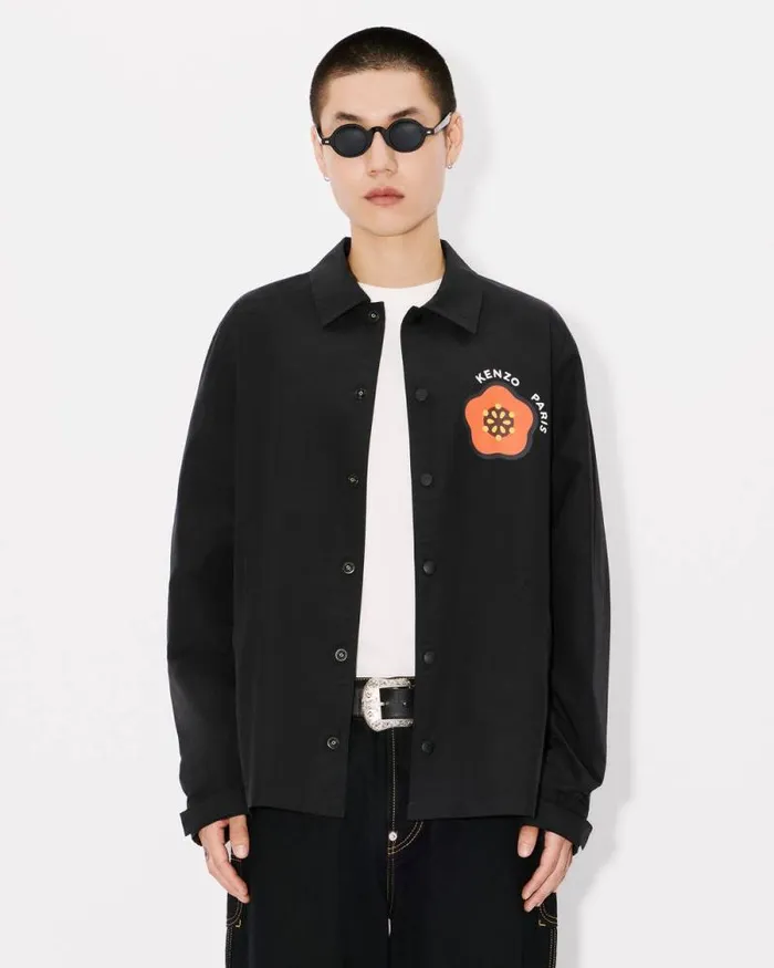 Men 039KENZO Pop039 Light Coach Jacket Black Kenzo Jackets And Coats