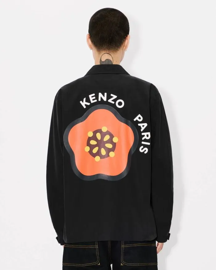 Men 039KENZO Pop039 Light Coach Jacket Black Kenzo Jackets And Coats
