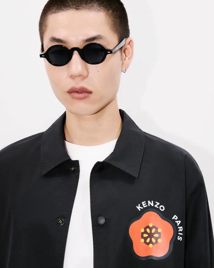 Men 039KENZO Pop039 Light Coach Jacket Black Kenzo Jackets And Coats