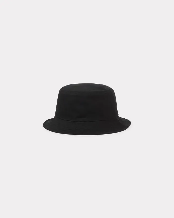 Men 039KENZO Varsity039 Embroidered Cotton Hat Black Kenzo Swimwear And Beachwear