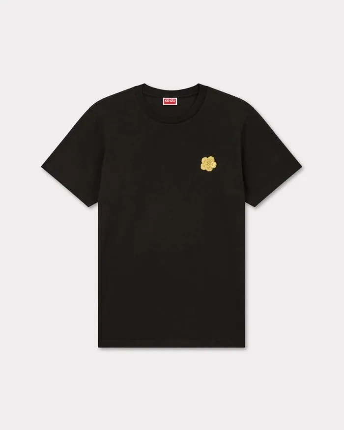 Men 039Lunar New Year039 Embroidered Slim Tshirt In Cotton Black Kenzo Tshirts And Polos