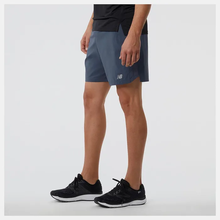 Men Accelerate 7 Inch Short Thunder New Balance Shorts Men Accelerate 7 Inch Short Thunder New Balance Shorts