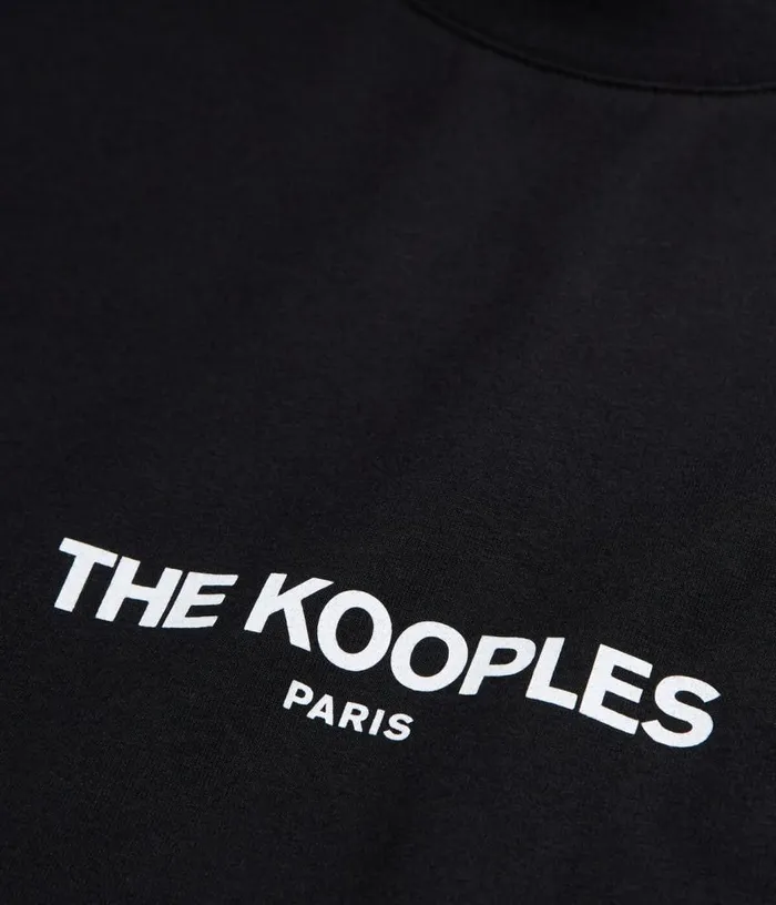 Men Black Logo Tshirt THE KOOPLES Tshirts