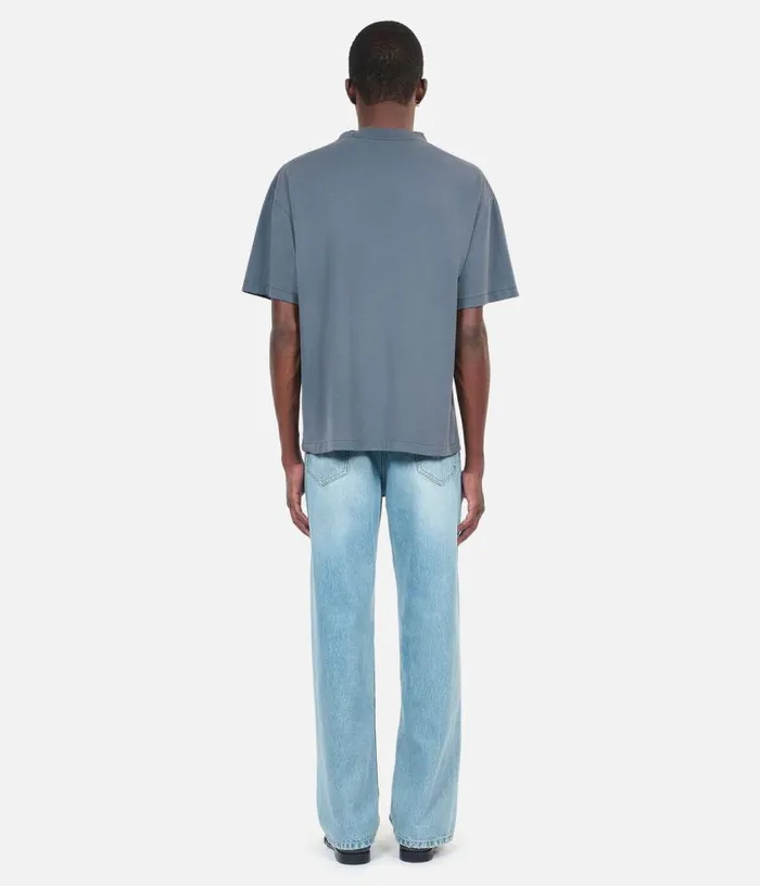 Men Blue Business Card Serigraphy Tshirt THE KOOPLES Tshirts