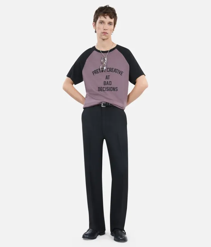 Men Brown Screen Printed Tshirt THE KOOPLES Tshirts