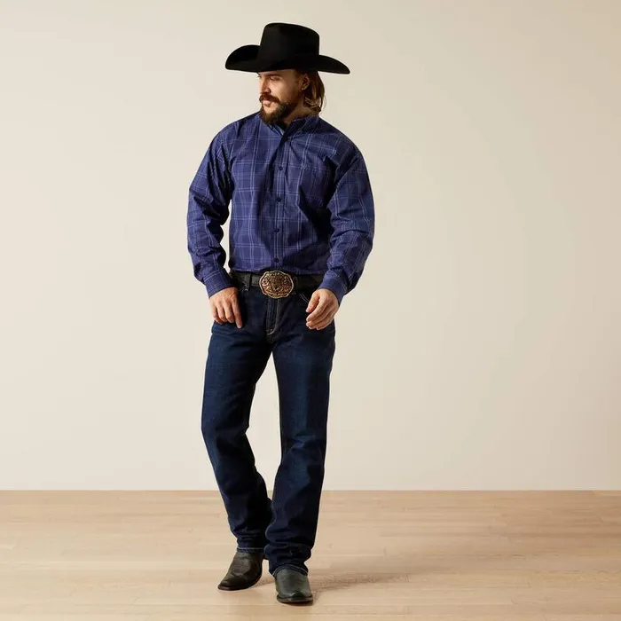 Men Button Down Shirts Ariat Pro Series Cash Classic Fit Shirt Navy Men Button Down Shirts Ariat Pro Series Cash Classic Fit Shirt Navy