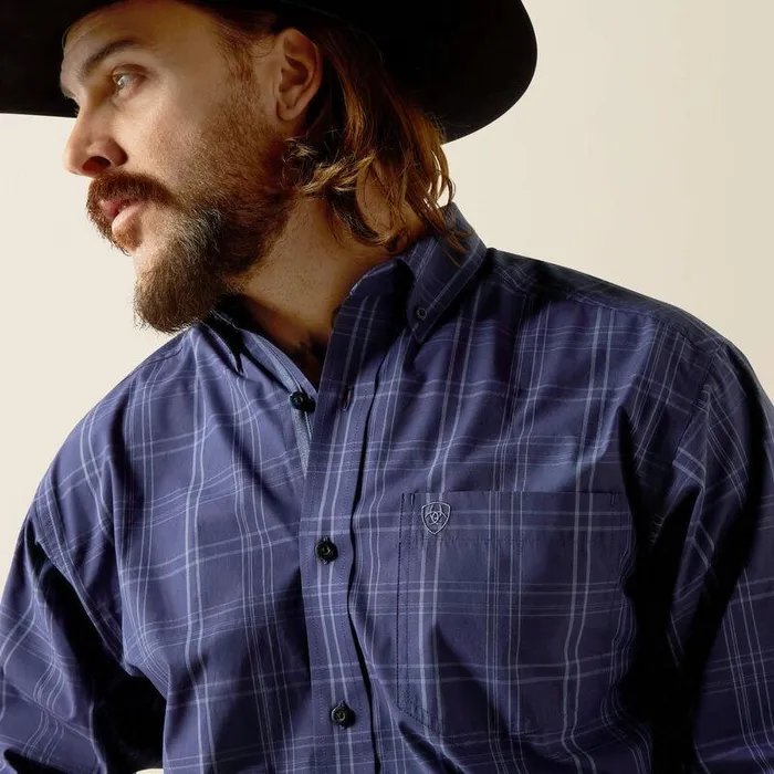 Men Button Down Shirts Ariat Pro Series Cash Classic Fit Shirt Navy Men Button Down Shirts Ariat Pro Series Cash Classic Fit Shirt Navy
