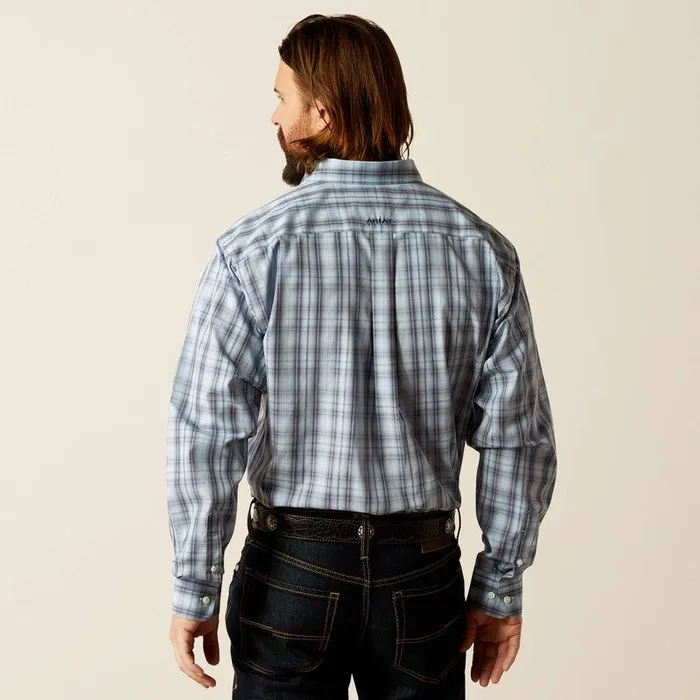 Men Button Down Shirts Ariat Wrinkle Free Lionel Classic Fit Shirt Light Blue Men Button Down Shirts Ariat Wrinkle Free Lionel Classic Fit Shirt Light Blue