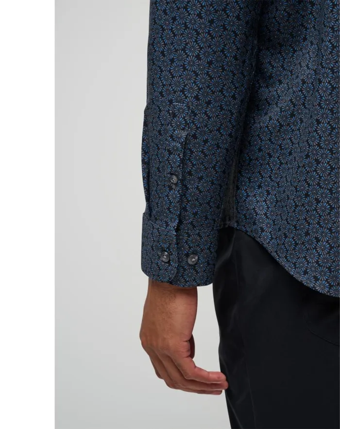 Men ButtonUps TravisMathew COUNTRY MILE LONG SLEEVE BUTTONUP Black