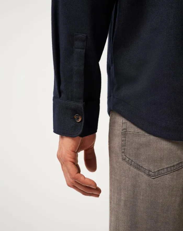 Men ButtonUps TravisMathew LIFESTYLE SHIFT SHIRT JACKET Navy Men ButtonUps TravisMathew LIFESTYLE SHIFT SHIRT JACKET Navy