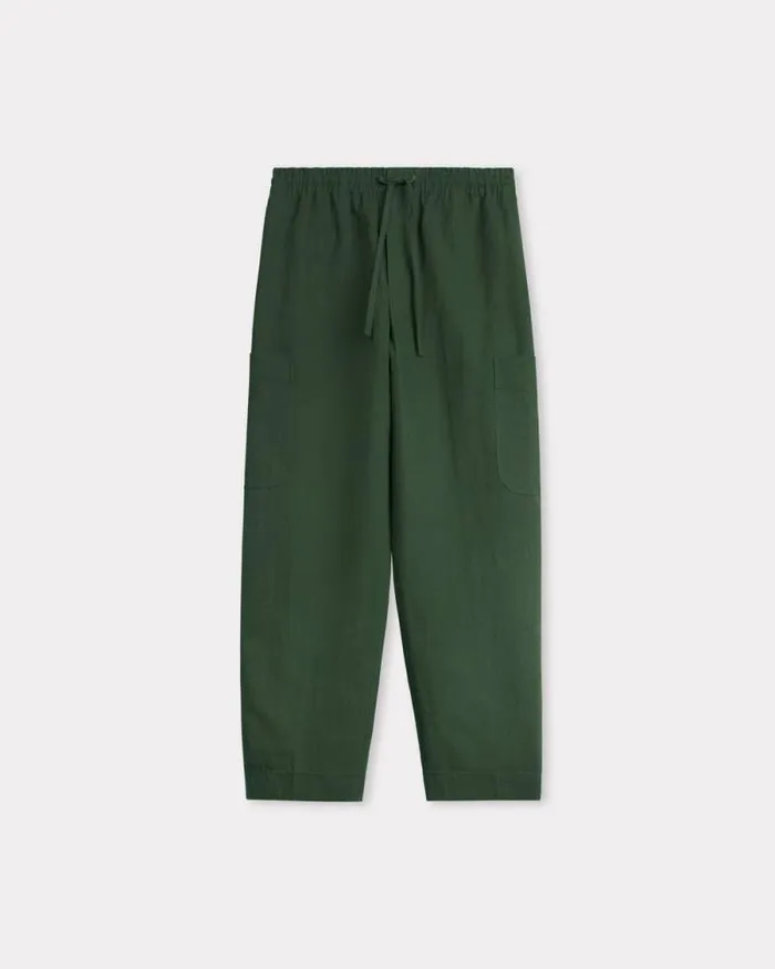Men Cargo Jog Pants Dark Khaki Kenzo Pants And Shorts