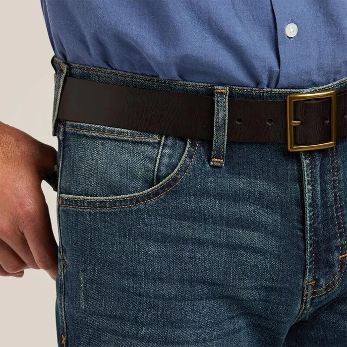 Men Denim Ariat M7 Slim Premium Straight Jean Asmu Blue Lake Men Denim Ariat M7 Slim Premium Straight Jean Asmu Blue Lake