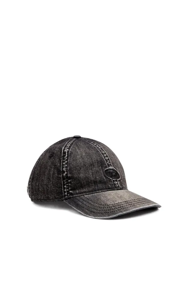 Men Diesel Caps Hats and Scarves CGABLEBLACK Black