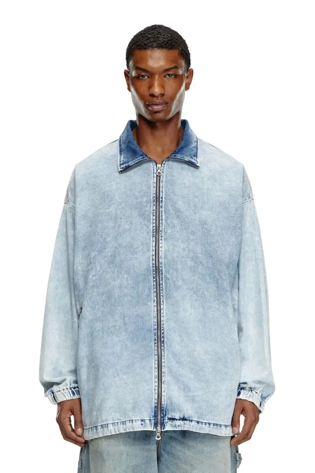 Men Diesel Jackets DKRAPS1 Light Blue