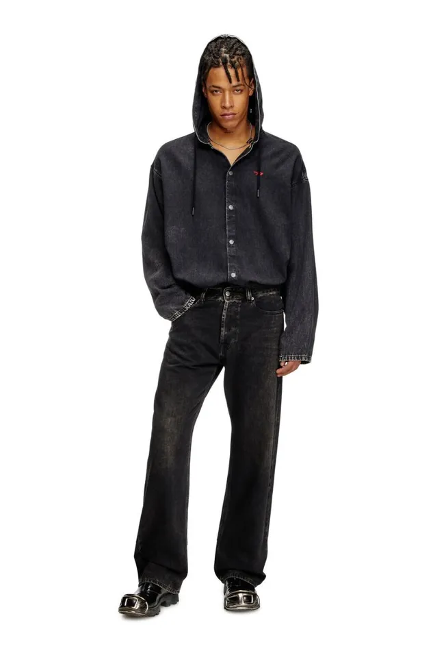 Men Diesel Jeans Relaxed Jeans 1980 DEeper 09J96 Blackdark Grey