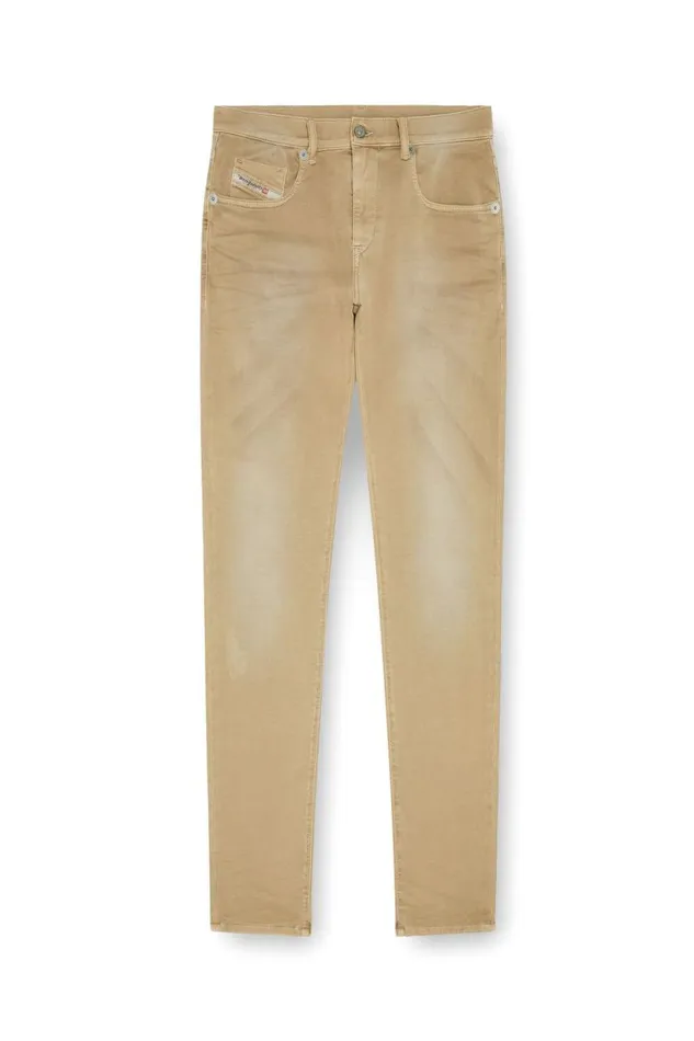Men Diesel Jeans Slim 2060 DStrukt Joggjeans 0670M Beige Men Diesel Jeans Slim 2060 DStrukt Joggjeans 0670M Beige