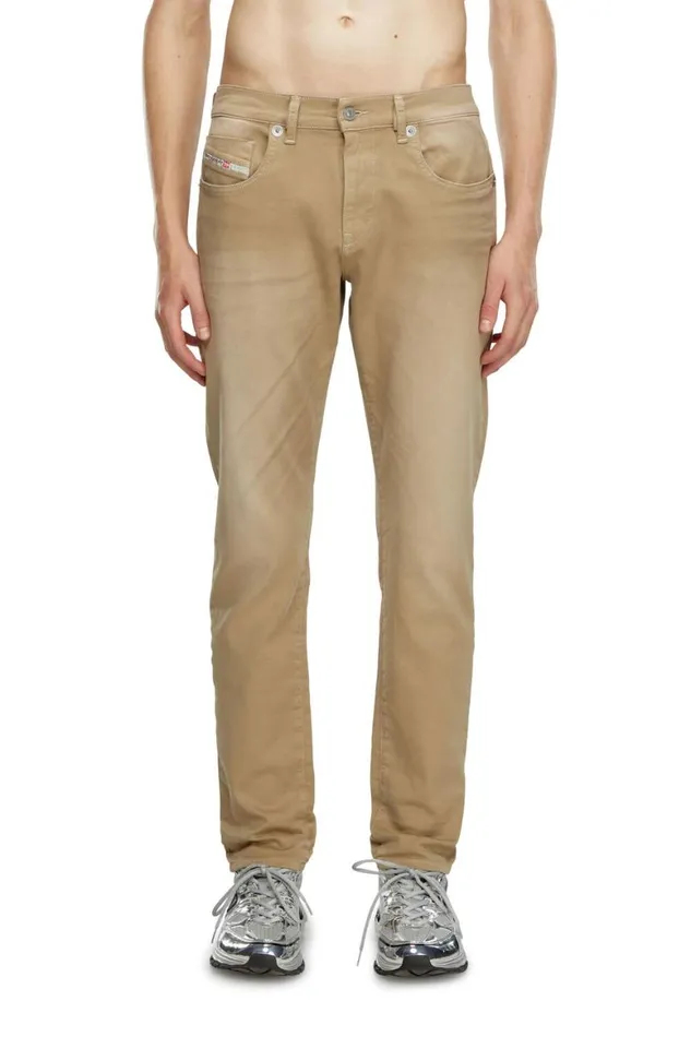 Men Diesel Jeans Slim 2060 DStrukt Joggjeans 0670M Beige Men Diesel Jeans Slim 2060 DStrukt Joggjeans 0670M Beige