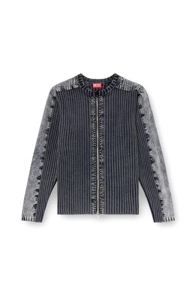 Men Diesel Knitwear KMATTY Dark Grey Men Diesel Knitwear KMATTY Dark Grey