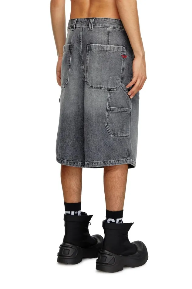 Men Diesel Pants and Shorts DLIVERYSHORT Black Men Diesel Pants and Shorts DLIVERYSHORT Black