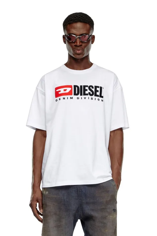 Men Diesel TShirts and Polos TBOXTDIV White