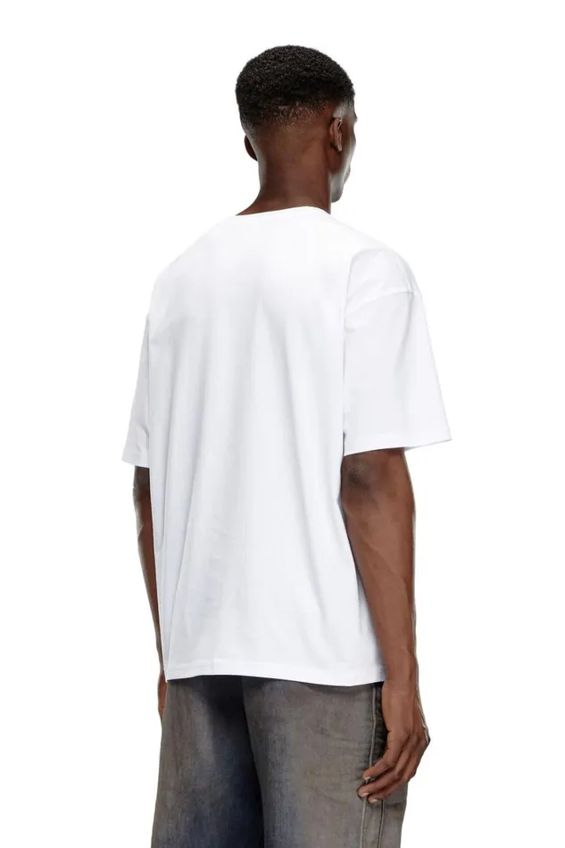 Men Diesel TShirts and Polos TBOXTDIV White