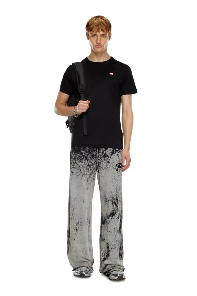 Men Diesel TShirts and Polos TMIEGORK77 Black