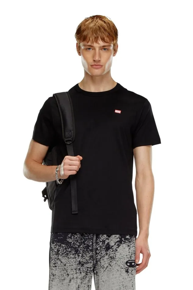 Men Diesel TShirts and Polos TMIEGORK77 Black Men Diesel TShirts and Polos TMIEGORK77 Black