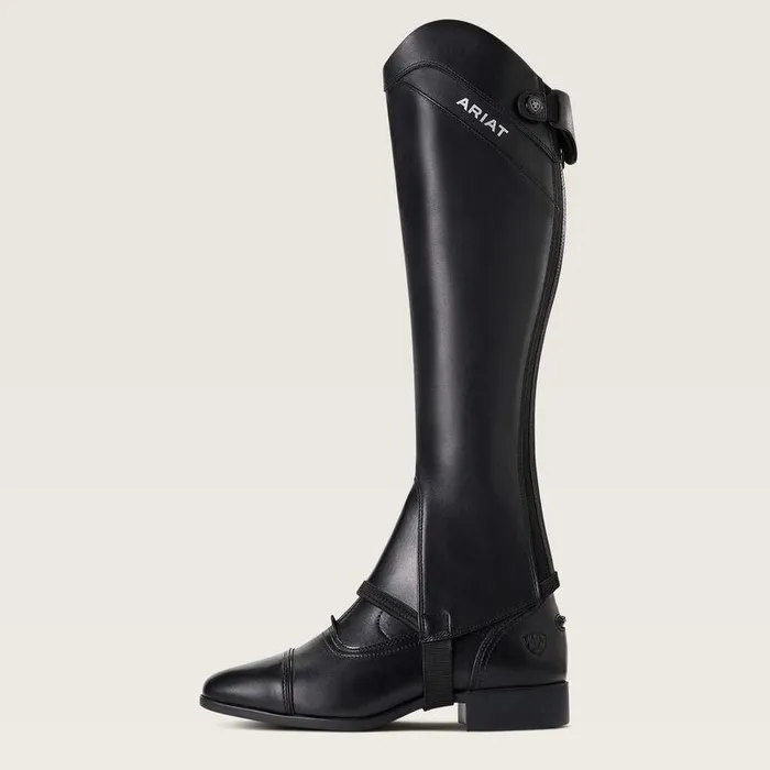 Men English Riding Boots Ariat Palisade Half Chap Black
