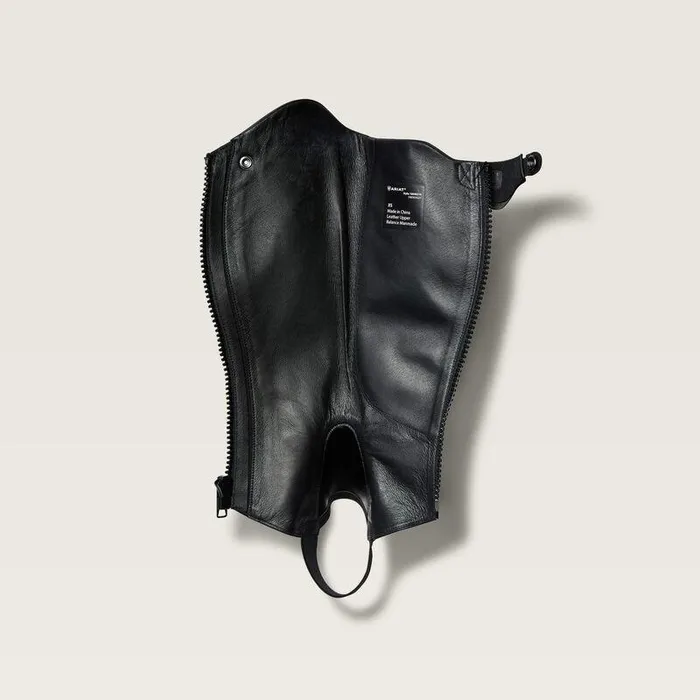 Men English Riding Boots Ariat Palisade Half Chap Black