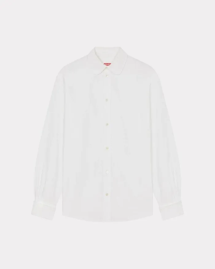 Men Formal Shirt White Kenzo Shirts