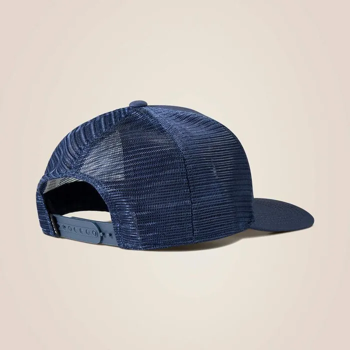Men Hats and Caps Ariat Aztec Logo Patch Cap Blue Men Hats and Caps Ariat Aztec Logo Patch Cap Blue