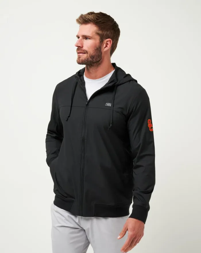 Men Hoodies and Sweatshirts TravisMathew USC WANDERLUST HOODIE Black