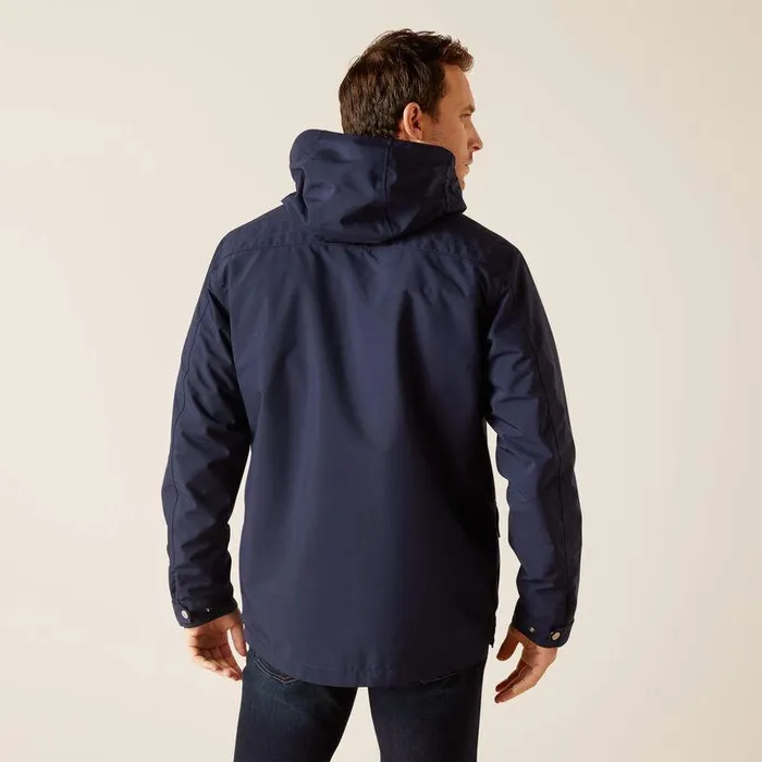 Men Jackets and Vests Ariat Atherton Waterproof Jacket Navy Men Jackets and Vests Ariat Atherton Waterproof Jacket Navy
