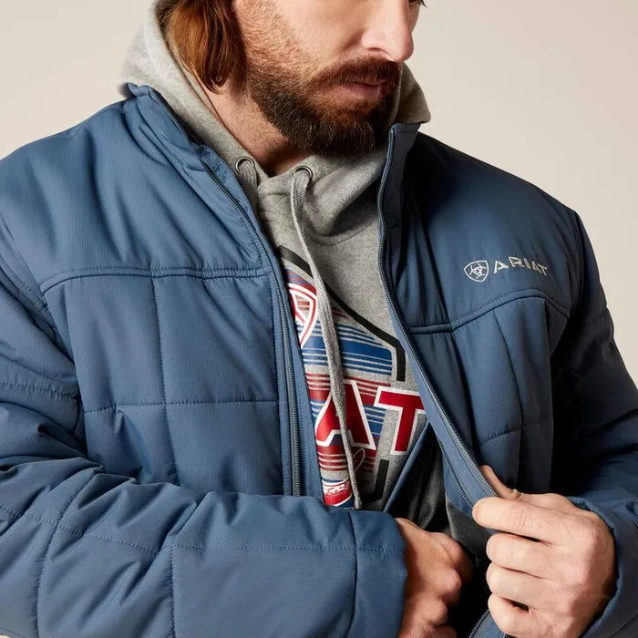 Men Jackets and Vests Ariat Crius Insulated Jacket Steely