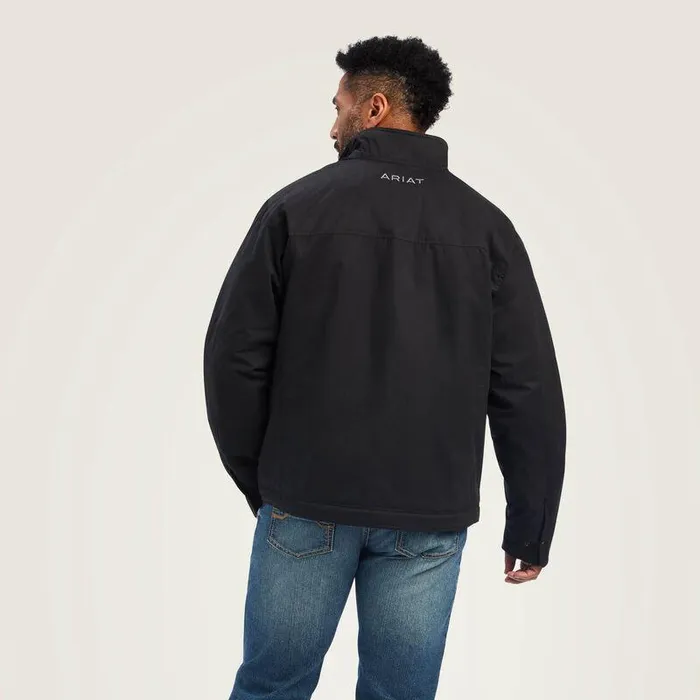 Men Jackets and Vests Ariat Grizzly Canvas Jacket Black Men Jackets and Vests Ariat Grizzly Canvas Jacket Black