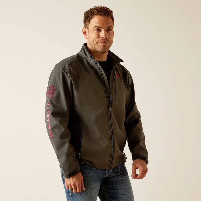 Men Jackets and Vests Ariat Logo 20 Softshell Jacket Charandamericana