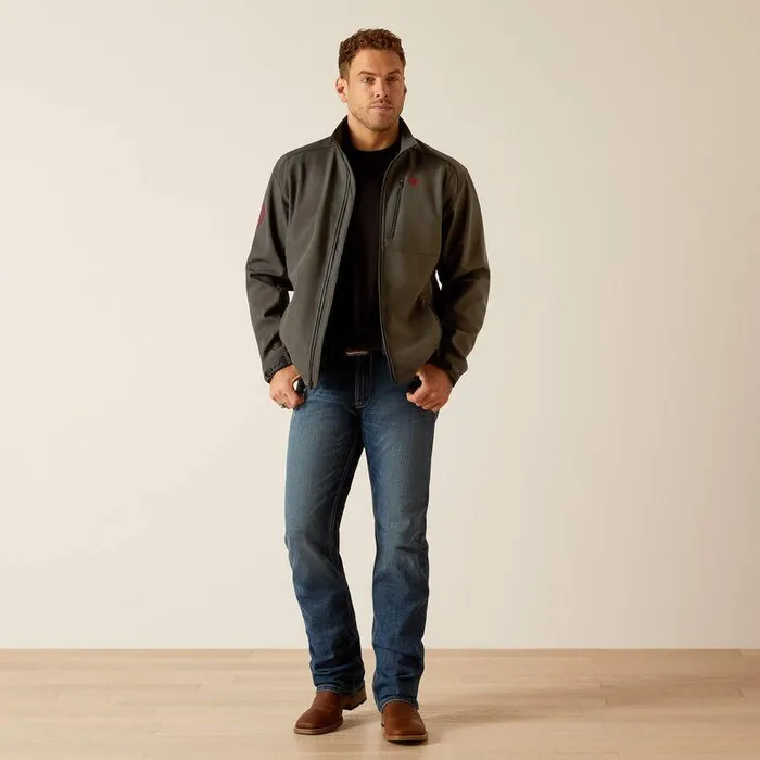 Men Jackets and Vests Ariat Logo 20 Softshell Jacket Charandamericana