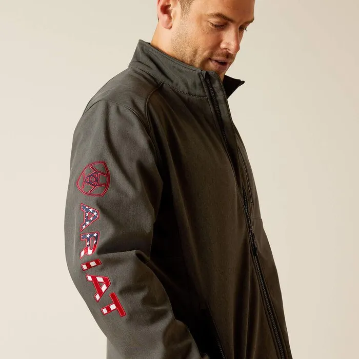 Men Jackets and Vests Ariat Logo 20 Softshell Jacket Charandamericana