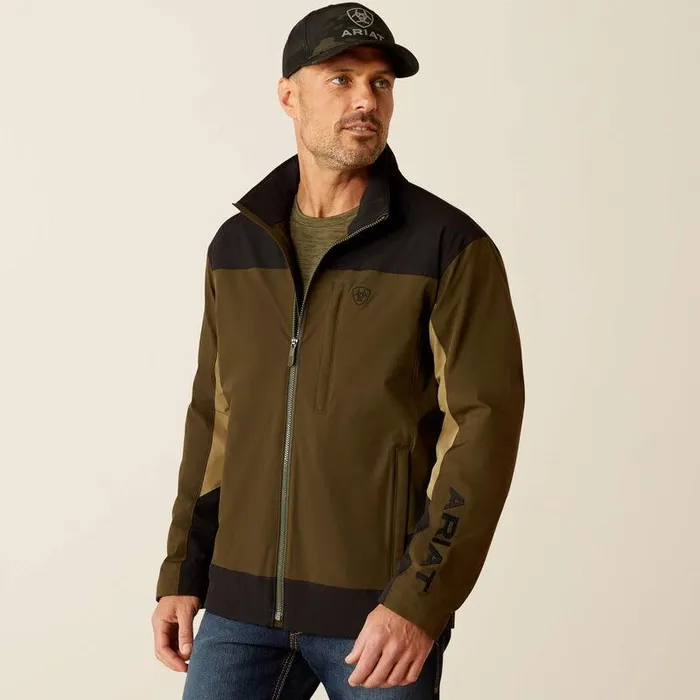Men Jackets and Vests Ariat Pioneer StretchShell Jacket Relic